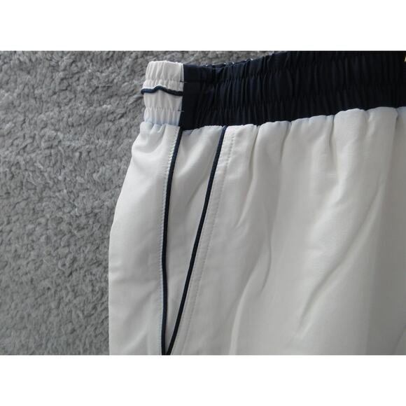 NWOT Sergio Tacchini TCP Shorts Mens Size 3XL Mesh Lined WHITE NAVY BLUE Shorts - Picture 5 of 11